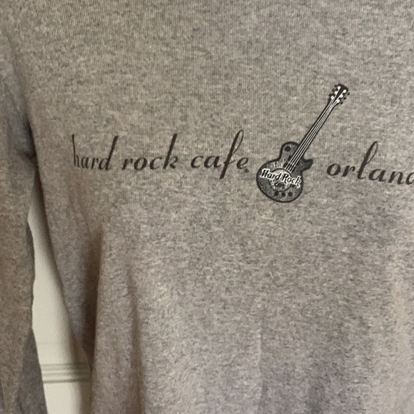 Hard Rock Cafe Orlando long sleeve gray t-shirt, size Medium. Never worn. NWOT - Picture 3 of 13